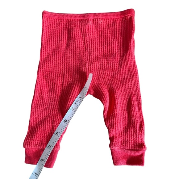 VTG Carters Waffle Knit Red Baby Pant Long John Thermal Underwear Sz M 12-18Lbs - Picture 4 of 7
